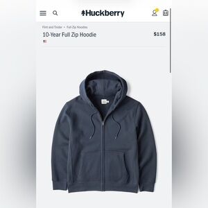 Flint and Tinder navy hoody